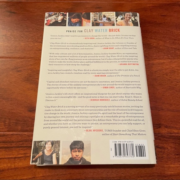 🆕 Signed Copy - Clay Brick Water by Jessica Jackley - Picture 3 of 4